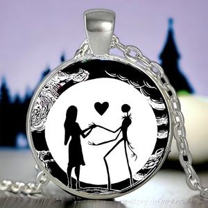 New Disney’s Jack and Sally Pendant Necklace